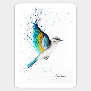 Freedom to Explore Bird Sticker